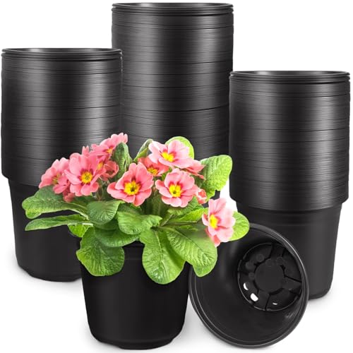 60Pcs 0.5 Gallon Plant Nursery Pots (60 Pieces 0.5 Gallon)
