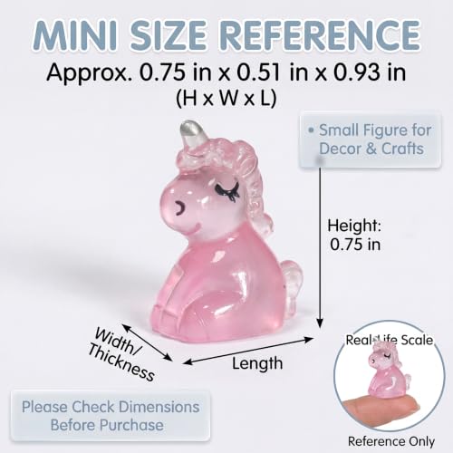 Mini Resin Unicorn Figures to Hide (Unicorns)