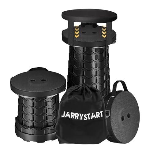 Upgraded Collapsible Stool with Detachable Cushion & Waterproof Bag