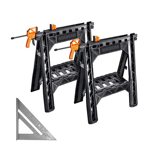 Clamping Sawhorses (Clamping Sawhorses + Triangle Ruler)