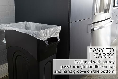Highboy Waste Container (2 Pack / Black)
