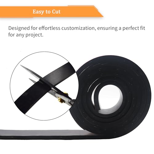 Adhesive Reinforced Solid Rubber Sheets (3" X 10' / .187" thick(Adhesive）)