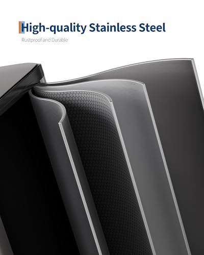 2x8 Gal Dual Kitchen Trash Can Stainless Steel Step Pedal Gray (Matte Grey / 2 x 8 gallon)