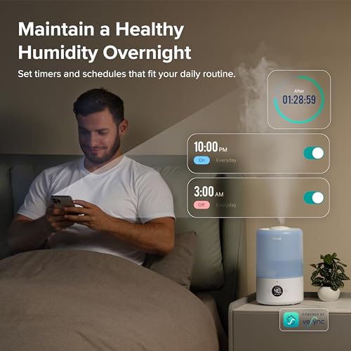 3L Dual 200S Smart Humidifiers for Bedroom