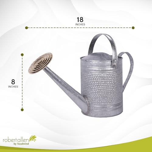 MPT01191 Jameson Metal Watering Can (1 gallon / Galvanized)