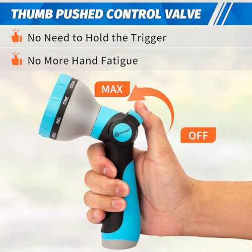Garden Hose Nozzle Sprayer (Blue)