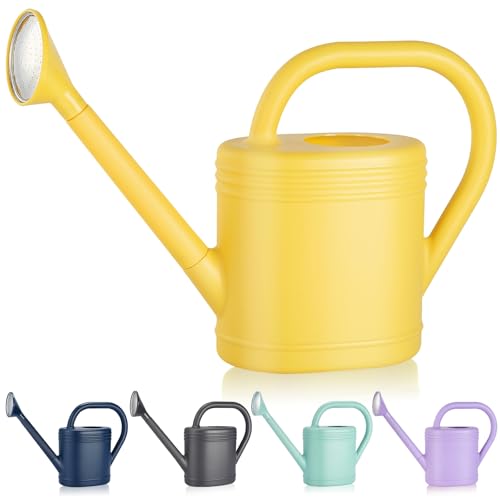 1 Gallon Watering Can for Indoor Plants (Yellow / 1 Gallon)