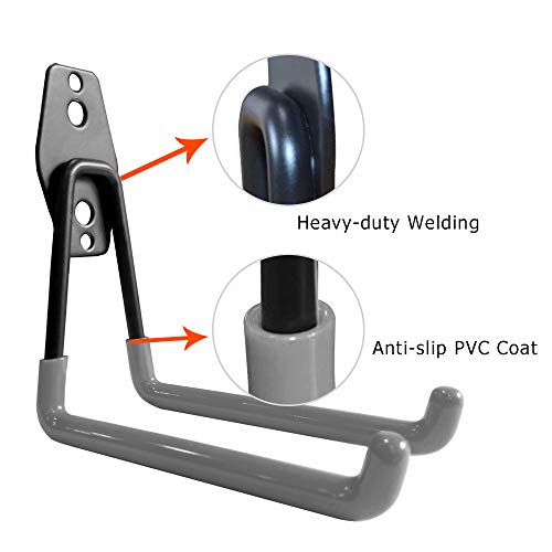 Garage Storage Utility Hooks (Gray)