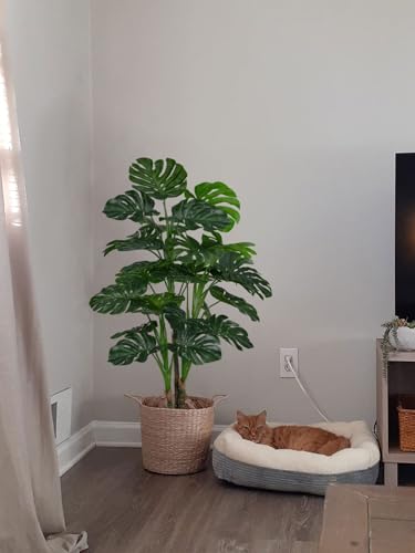 54'' Tall Large Artificial Monstera Deliciosa Plants (Monstera Tree (4.5ft) / 4ft 6in)