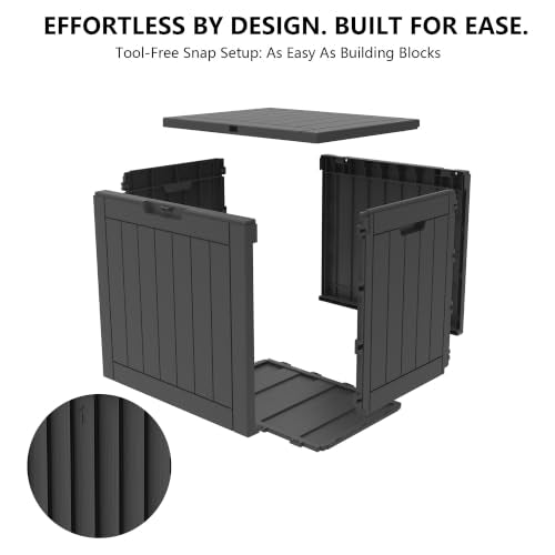 Outdoor Storage Box (Black / 35 Gallon 3.0)