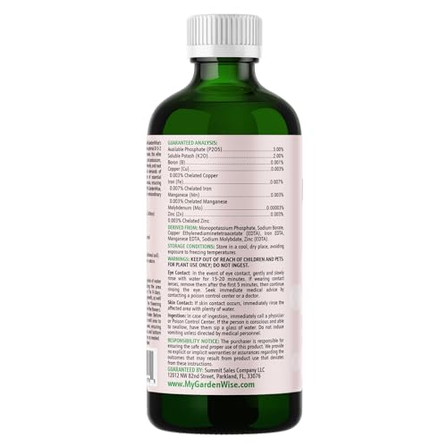 0-3-2 Giant Bloom: Orchid Bloom Enhancer - Orchid Bloom Booster - Orchid Food Fertilizer Concentrate - Chelated Nutrients for Healthy Flower & Reblooms (8 OZ) (8 Fl Oz)