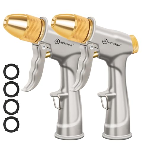Garden Hose Nozzle Sprayer (4 Patterns 2 Pack)