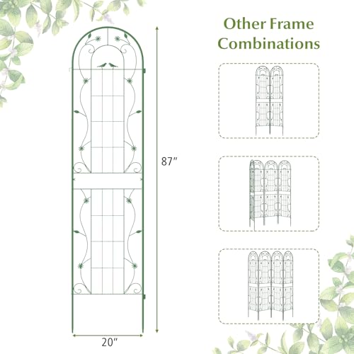 2 Pack Garden Trellis (87"x20" (2 Pack) / Green)