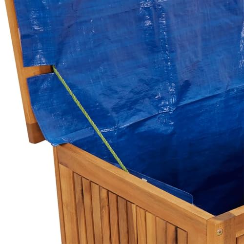 Garden Storage Box 23.6"x19.7"x22.8" Solid Wood Acacia (23.6" x 19.7" x 22.8")