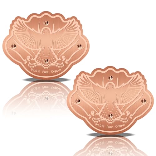 2 Pack Bird Bath Copper Disk (2Pcs)