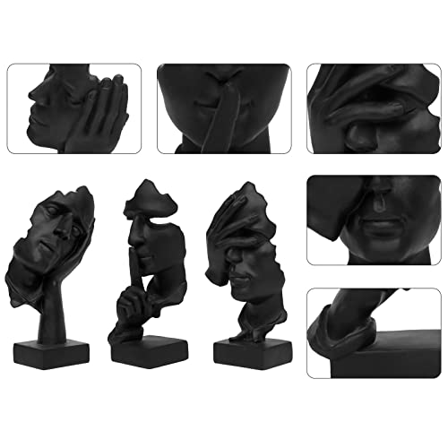 prosfalt 3 Pcs Thinker Statue (3 Count)
