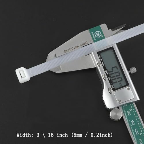 18 Inch White Cable Ties (White / 18 inch)