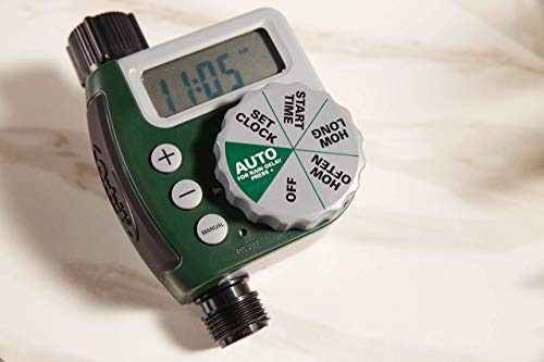 Single Outlet Programmable Hose Faucet Timer. E (1-Valve)
