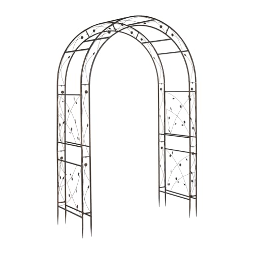 Garden Arbor Arch for Wedding Ceremony Party (Arch Top, Bronze)