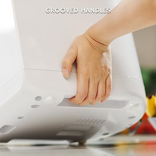 R500 Electric Kitchen Composter (Pearl White / Plastic Cover)