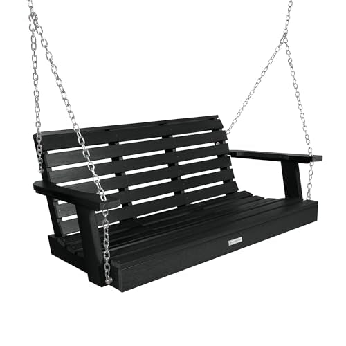 Weatherly Porch Swing (4 feet / Black)