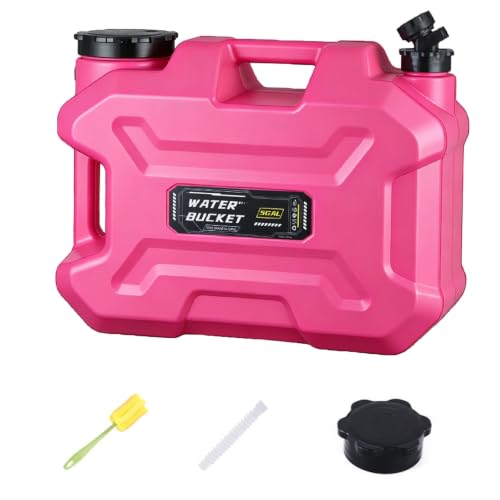 5 Gallon Camping Water Jug with Spigot (Pink-5 gal)