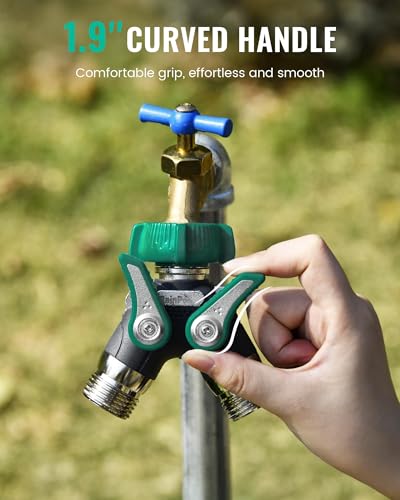 Garden Hose Splitter (Deep Green)