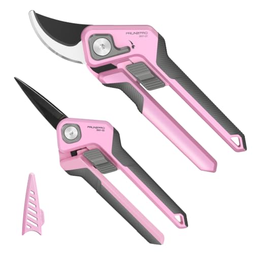 Pruning Shears Scissors Set (Pink)