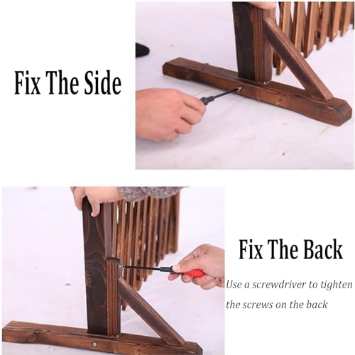 Expandable Wooden Lattice Fence