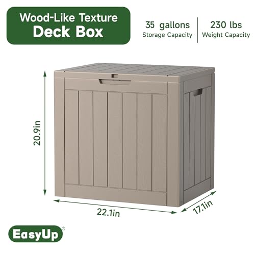 Outdoor Storage Box (Grey / 32 Gallons)