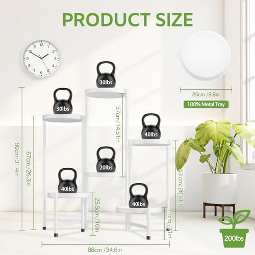 6 Tier Large Plant Stand Indoor Outdoor