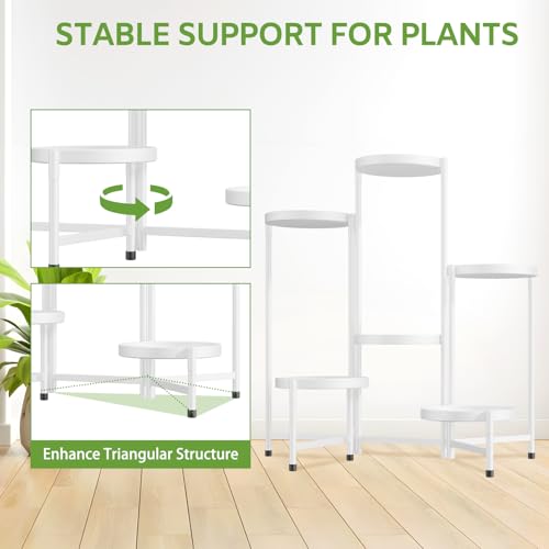 6 Tier Large Plant Stand Indoor Outdoor