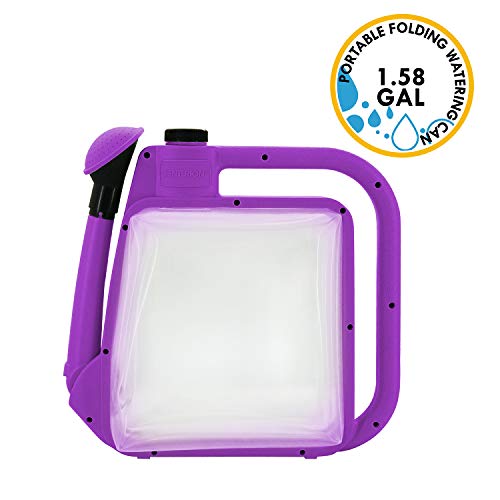 1408 Foldable Clear Plastic Watering Can