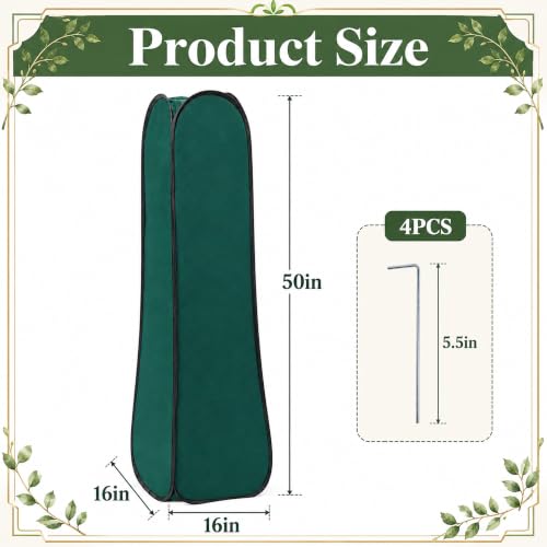 Pop Up Plant Cover Freeze Protection (16 X 16 X 50 Inch)