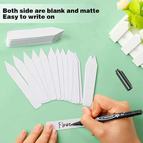 Plant Labels 4 Inch 300Pcs Plastic Plant Name Tags for Seedlings (300 Count)