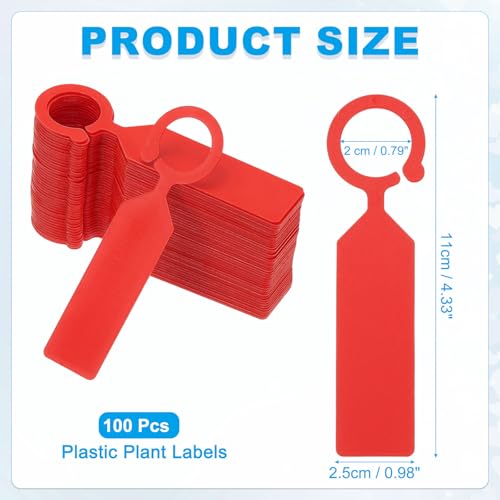 Waterproof Plastic Plant Labels (100 Count)