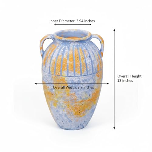 13 Inch Handcrafted Retro Ceramic Table Vase (B&o / 13 inches)