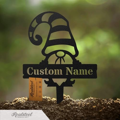 Custom Gnome Plant Markers (Small / Type 4)