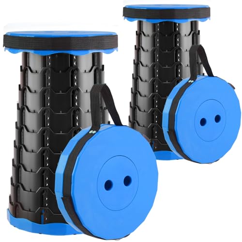 Collapsible Stool Set of 2 (Blue / 2pack)
