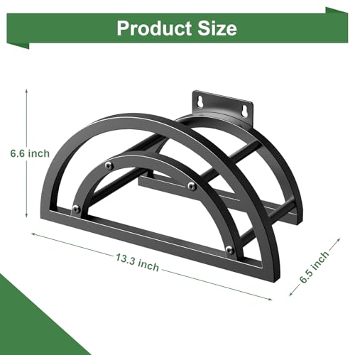 Hose Holder Wall Mount (Black / 1 Pack)