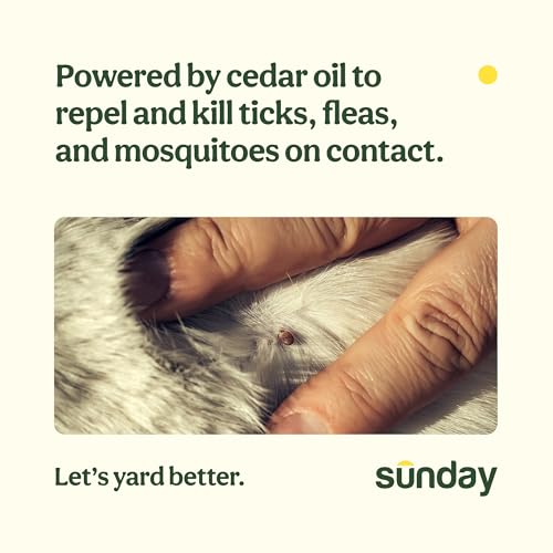 Nix Ticks Flea & Mosquito Yard Spray with Cedar Oil (32 Fl Oz (Pack of 2))