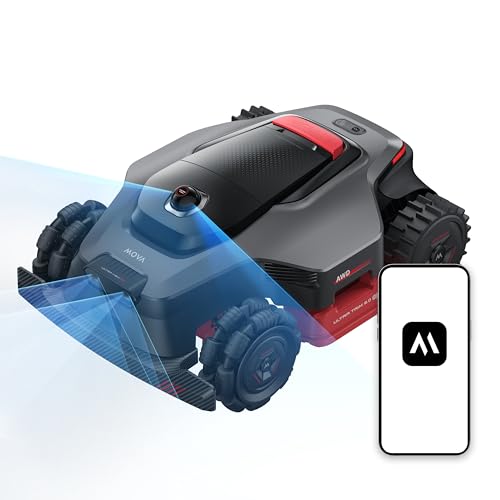 LiDAX Ultra 2000 AWD Robot Lawn Mower Wire Free RTK Free for up to 0.5 Acre*Dual Maps (2000 AWD: Mows up to 0.5acre)