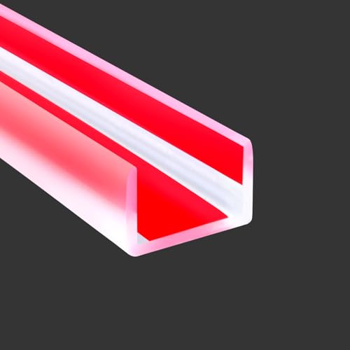 Clear Rubber Edge Trim (Fit 5/8" - L20' / Clear)