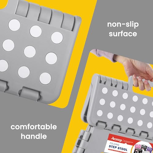 12 Pack 11 Inch Folding Step Stool (Gray / 11 Inch( Pack of 12))