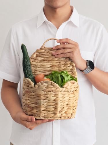 Door Basket Scalloped Hanging Storage Basket (Small)