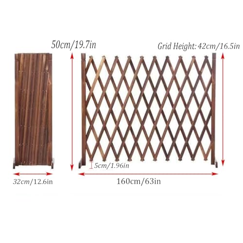 Expandable Wooden Lattice Fence Panel