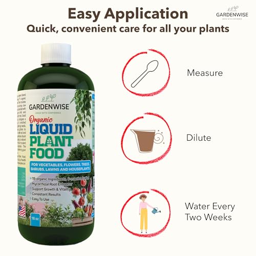 Organic Liquid Plant Food for Indoor Houseplants (32 Fl Oz)