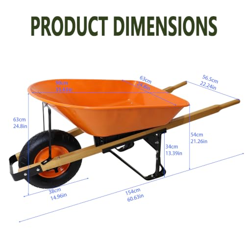 Wheel Wheelbarrow (Orange)