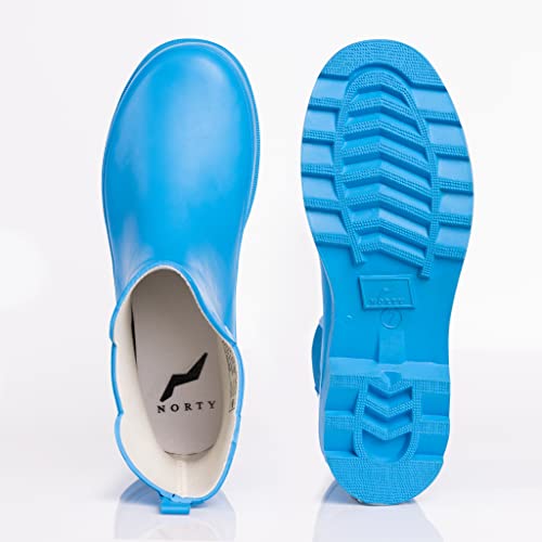 Women's Waterproof Ankle Rain Boots (11 / Blue)