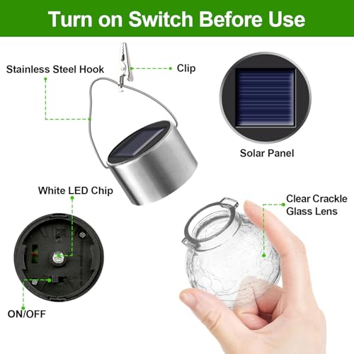 32 Pack Hanging Solar Lights Outdoor (32 Count)